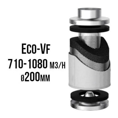 VF ECO activated carbon filter 710-1080 m3/h, 200 mm