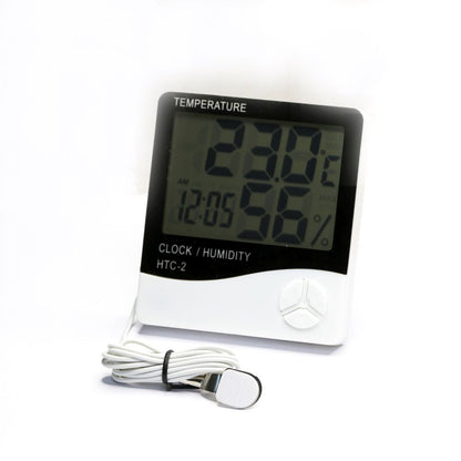 Digital thermometer and hygrometer, large display