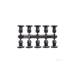 Capillary connector 5 mm, plug type, set of 10 pieces