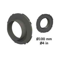 Secret Jardin Connector 100 mm for Ducting Flanges 16 mm