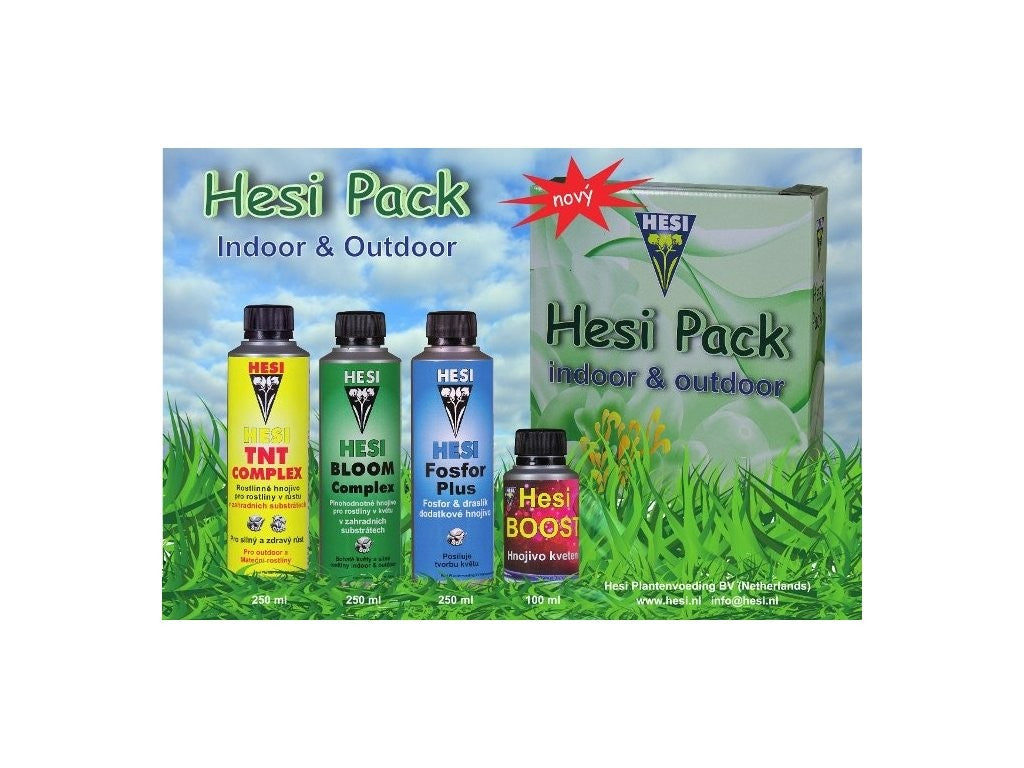 Hesi Indoor Outdoor Pack 850 ml, Düngemittel-Kit