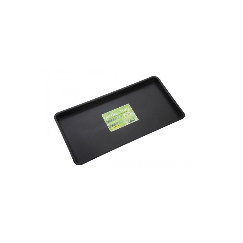 Garland plastic tray Maxi Garden Tray Black 79x40x5 cm