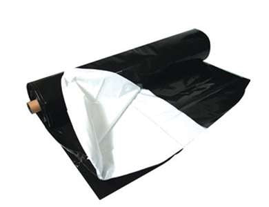PE black and white film, roll 2x100 m, 70 micron