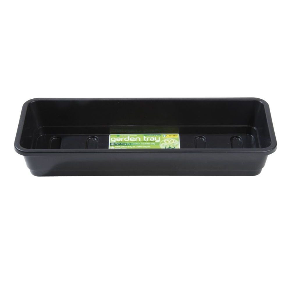 Garland plastic tray Narrow Tray Black, 37.5x13.5x6 cm