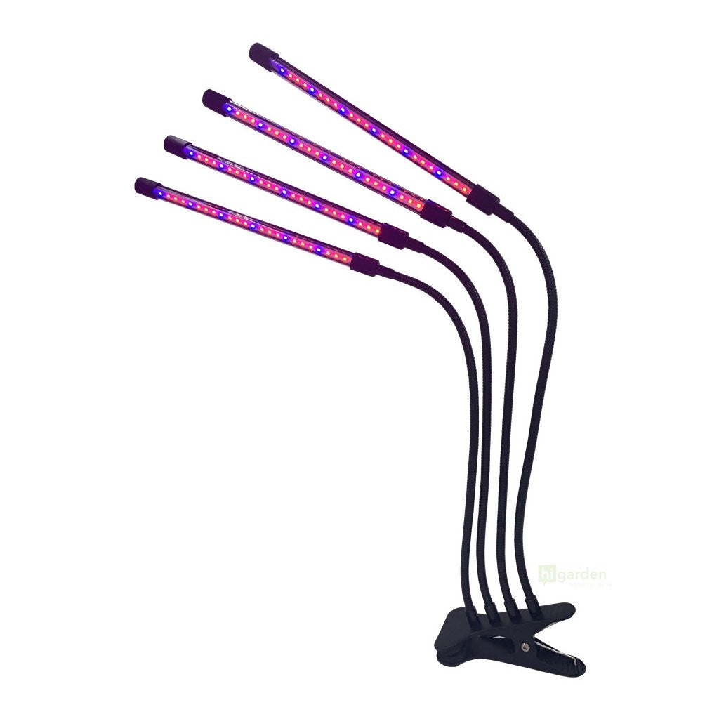 LED lighting with clip, 4 adjustable strips