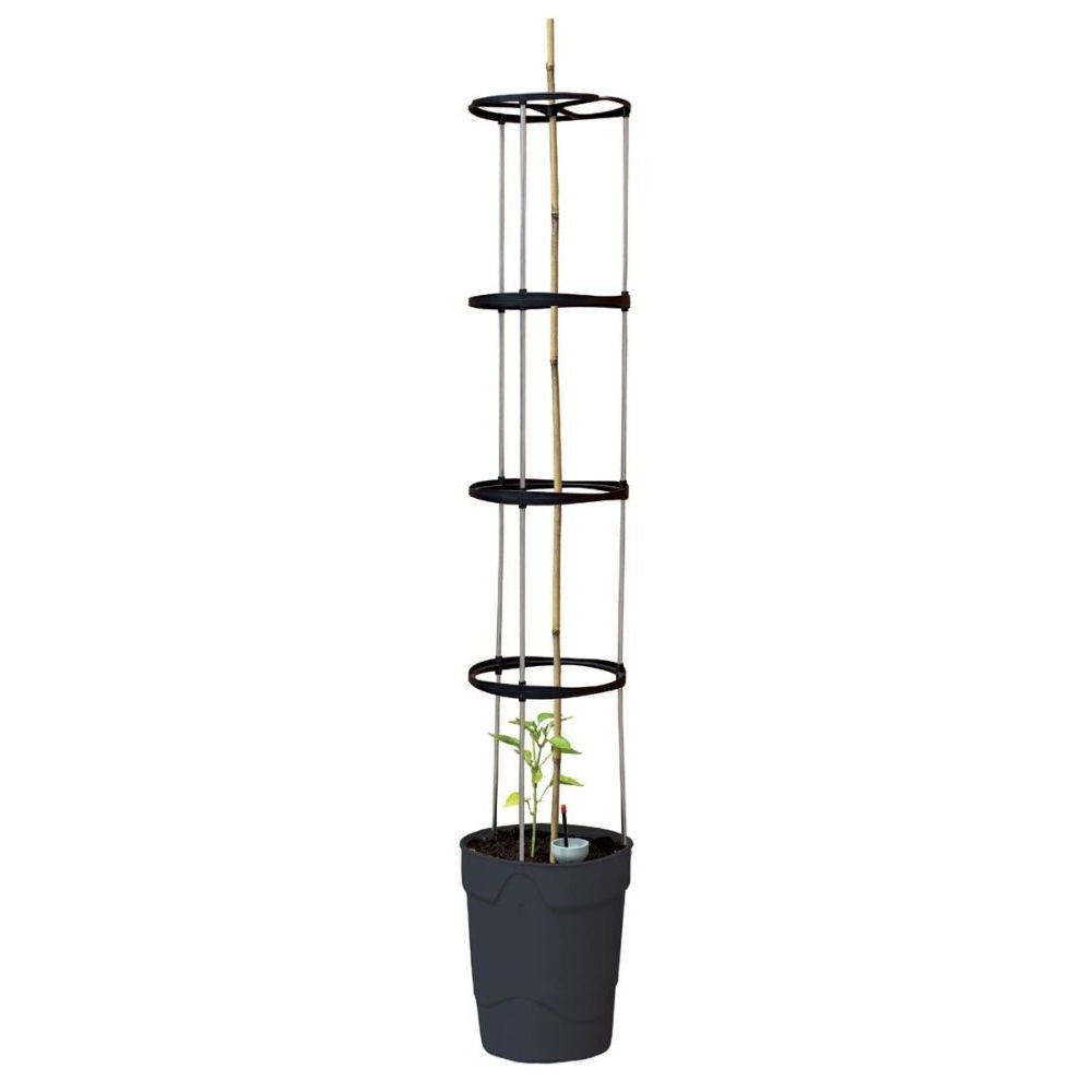 Garland Self Watering Grow Pot Tower Anthrazit