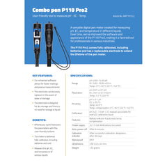 Aqua Master Tools Combo pH pen P110 PRO 2.0 (pH, EC, Temp)