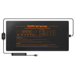 2025 New Spider Farmer Seedling Heating Mat 121 X 52cm with Controller Hydroponic Heating Pad for Germination, Indoor Gardening, Greenhouse 
