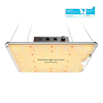 2025 Spider Farmer® SF1000 Samsung LM301H EVO LED grow light 