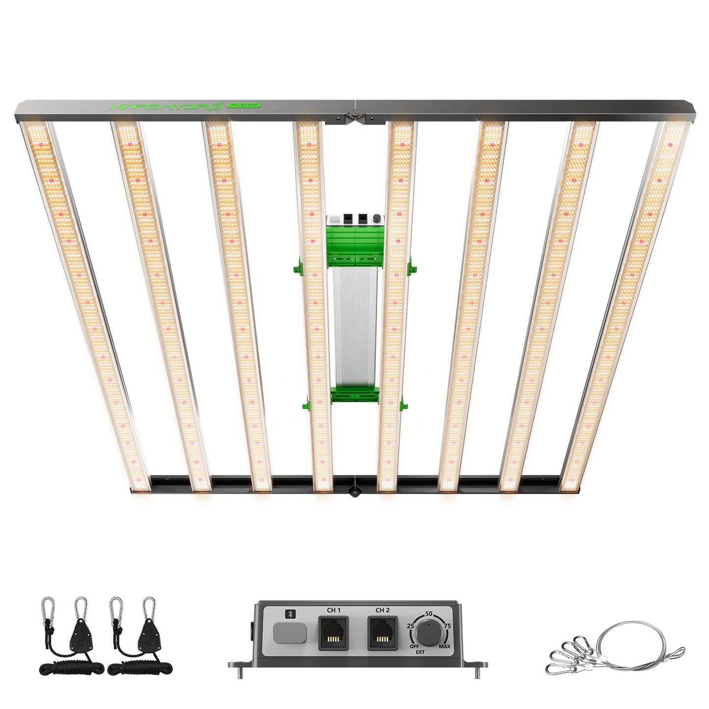 (2024 Neue Version) Mars Hydro FC-E 1000W Smart Dimmbare Pflanzenlampe LED Grow Light Kommerzielle CO2