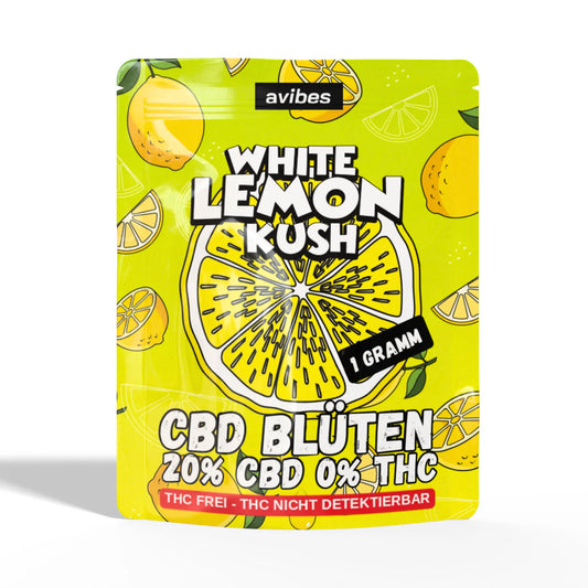 avibes® CBD Blüten | 20% CBD 0% THC | White Lemon Kush